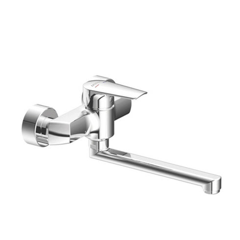 Jednoručna baterija za sudoperu - zidna sa dugom lulom 4115L Minotti